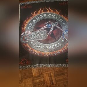 Orange County Choppers Woven Throw 46" x 52"